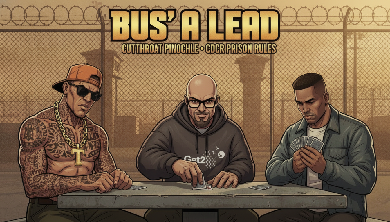 Bus' a Lead — "Behind the Wall" yard card table